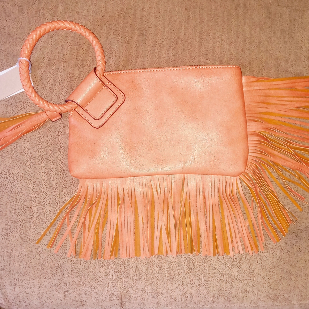 Fringed Small Handbag/Clutch